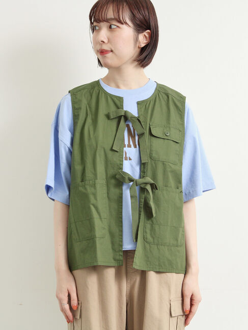 SM2「リボンフィッシングベスト」|ダウンベスト・ベスト|