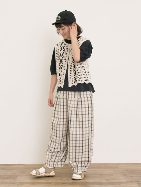 Samansa Mos2「テープベスト」|ダウンベスト・ベスト|