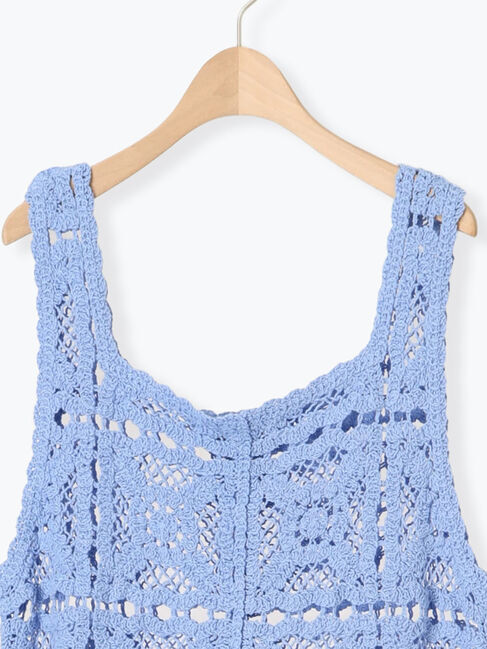 Samansa Mos2「【S/Mサイズ】かぎ針編み風ビスチェワンピース」|ワンピース|