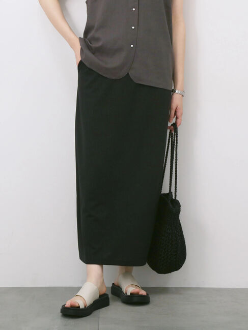 Samansa Mos2 blue「ポンチナロースカート」|スカート|