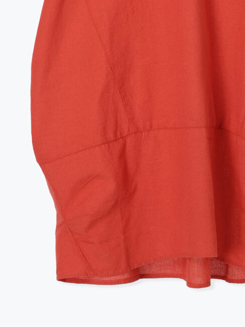 Samansa Mos2「【クールコットン】柄アソートフレンチスリーブチュニック」|シャツ・ブラウス|