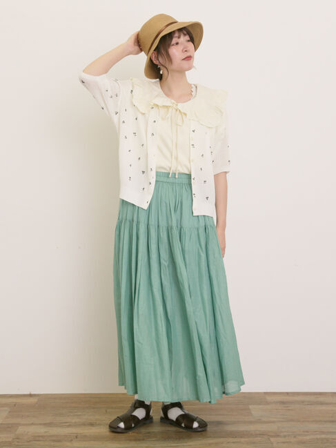 Samansa Mos2「セーラー襟Tシャツ」|Tシャツ・カットソー|