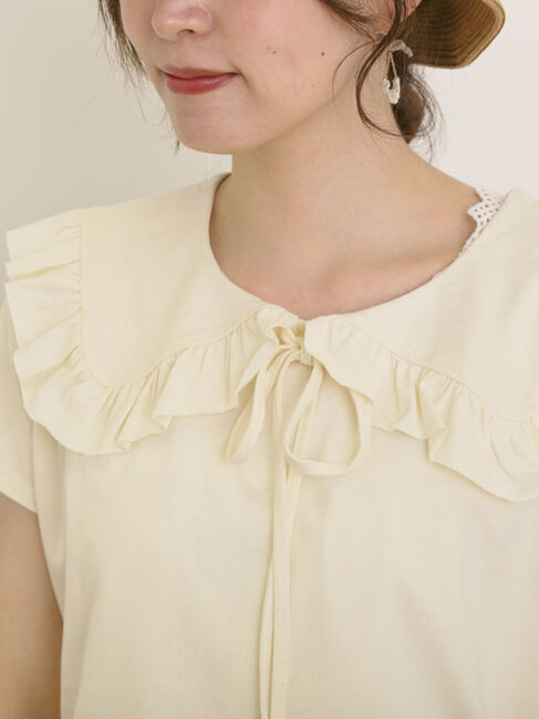 Samansa Mos2「セーラー襟Tシャツ」|Tシャツ・カットソー|