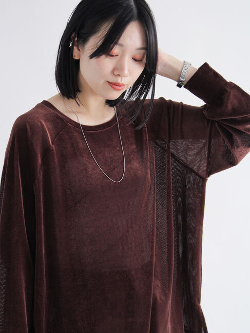 sm2rhythm「シアーベロアプルオーバー」|Tシャツ・カットソー|