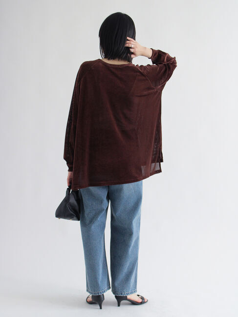 sm2rhythm「シアーベロアプルオーバー」|Tシャツ・カットソー|