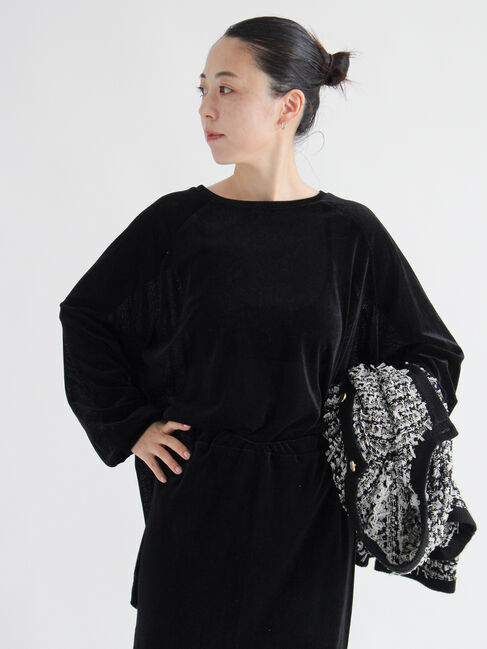 sm2rhythm「シアーベロアプルオーバー」|Tシャツ・カットソー|