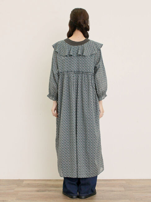 Samansa Mos2「【S/Mサイズ】柄アソート襟フリル2WAYワンピース」|ワンピース|