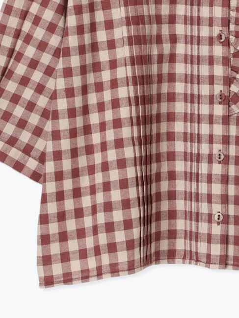 Samansa Mos2「フリルアシンメトリーブラウス」|シャツ・ブラウス|