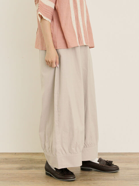 Samansa Mos2「【M/Lサイズ】裾切替ギャザーパンツ」|その他|