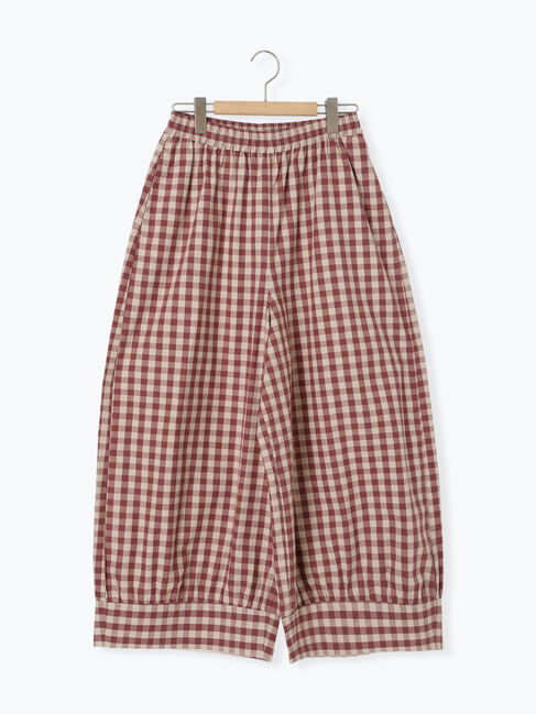 Samansa Mos2「【M/Lサイズ】裾切替ギャザーパンツ」|その他|