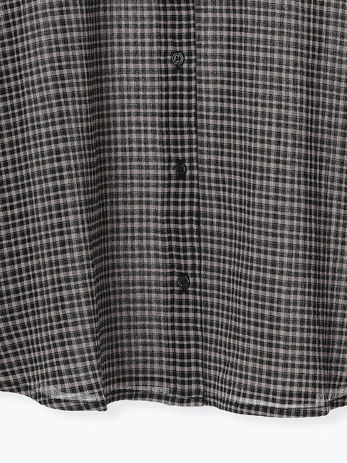 SM2「コットンボイルシアードルマンスリーブチェックシャツ」|シャツ・ブラウス|