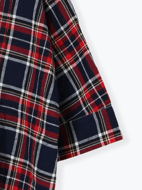 Samansa Mos2「◎チェック柄前後2WAYブラウス」|シャツ・ブラウス|