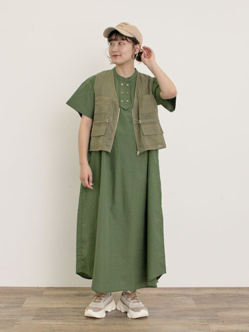 Samansa Mos2「◎【S/Mサイズ】ダブルボタンワンピース」|ワンピース|