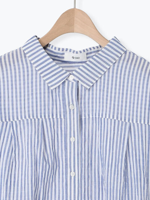 SM2「ストライプ柄七分袖シャツ」|シャツ・ブラウス|