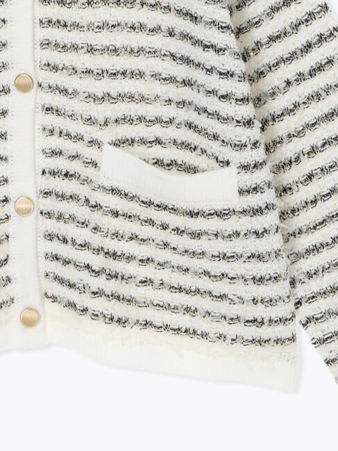 sm2rhythm「ツイード風ニットカーディガン」|カーディガン|