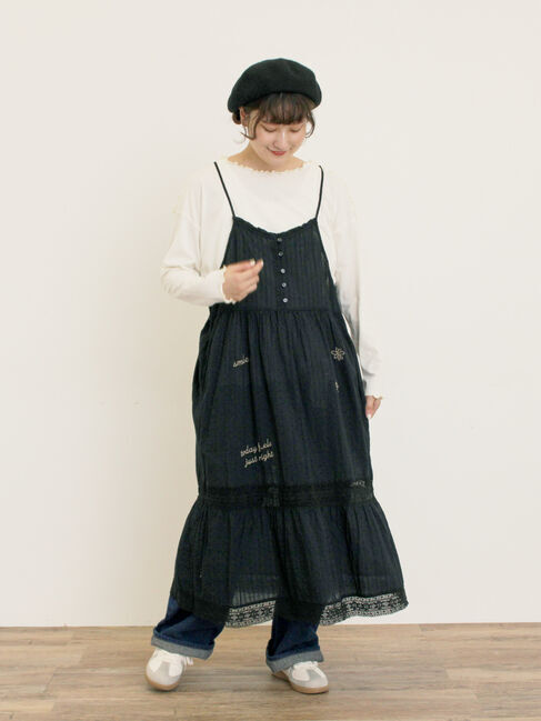 Samansa Mos2「[CYCLO]配色メロークルーネックカットソー」|Tシャツ・カットソー|