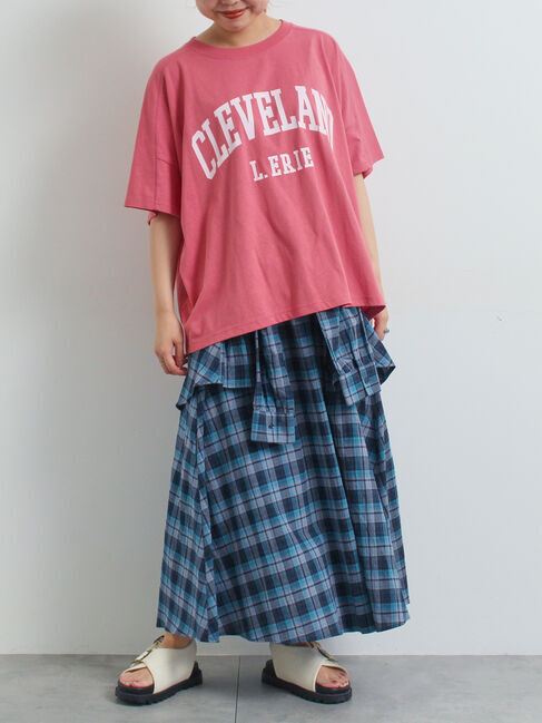 SM2「シャツ巻き風チェックスカート」|スカート|