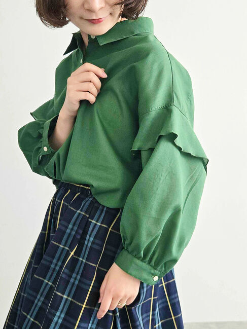 SM2「肩フリル切替シャツ」|シャツ・ブラウス|