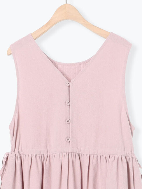 Samansa Mos2「【S/Mサイズ】レース貼りノースリワンピース」|ワンピース|