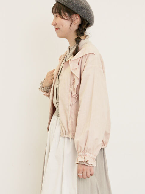 Samansa Mos2「リボンフリルジャケット」|その他|