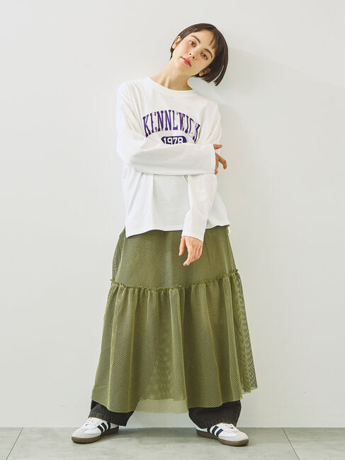 SM2「柄アソートフロッキープリントロングTシャツ」|Tシャツ・カットソー|