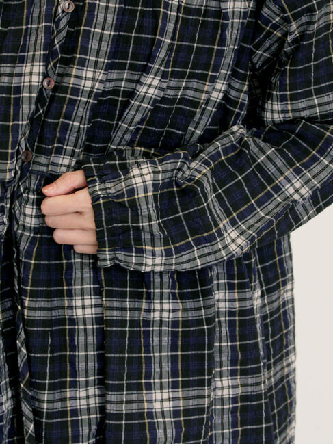 Samansa Mos2「◎サッカーチェックチュニック」|シャツ・ブラウス|