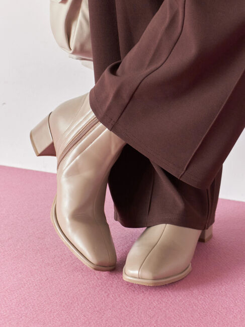 Samansa Mos2 blue「【マエストロ監修】ストレスフリーショートブーツ」|ビジネス・ドレスシューズ|