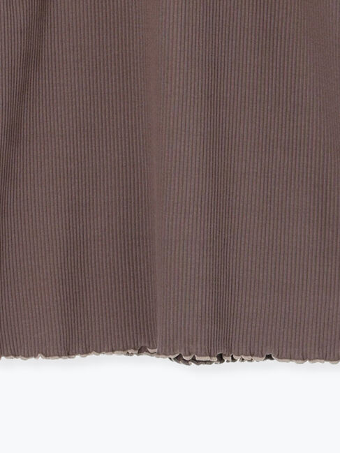 Samansa Mos2「リブハイネックインナー」|Tシャツ・カットソー|