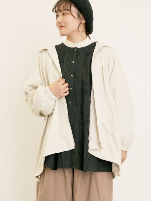 Samansa Mos2「襟付きマウンテンパーカー」|ブルゾン・スタジャン|