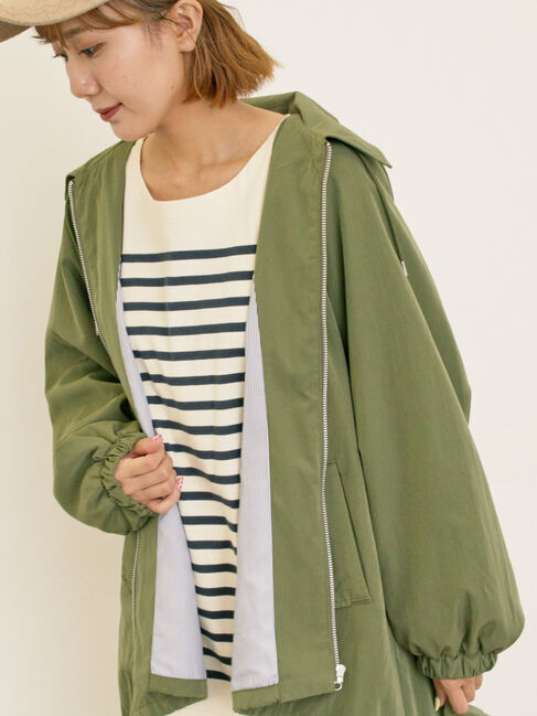 Samansa Mos2「襟付きマウンテンパーカー」|ブルゾン・スタジャン|