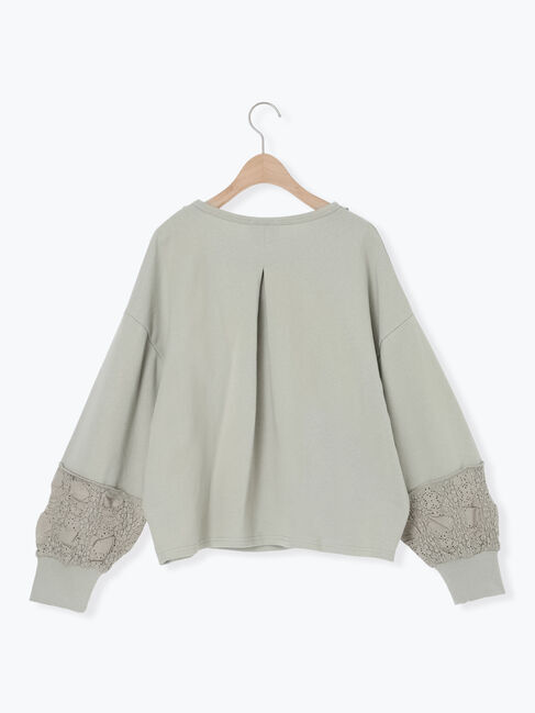 SM2「レース切替裏毛プルオーバー」|Tシャツ・カットソー|