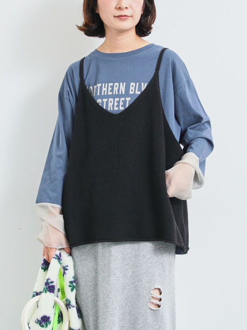 SM2「ニットキャミチュニック」|ニット・セーター|