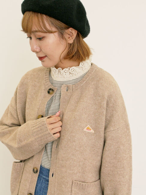 Samansa Mos2「【KELTY&times;Samansa Mos2】クルーネックカーディガン」|カーディガン|