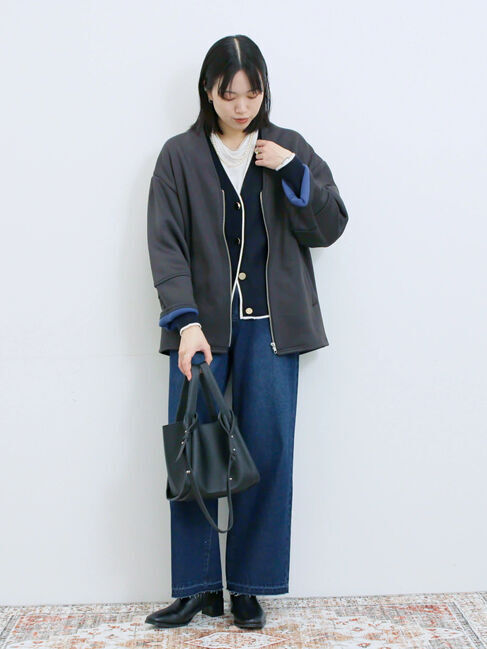 Samansa Mos2 blue「ストレートデニムパンツ」|その他|