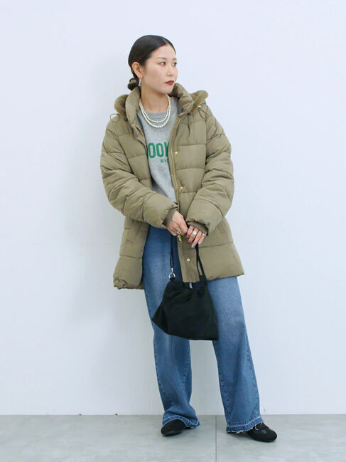 Samansa Mos2 blue「ストレートデニムパンツ」|その他|