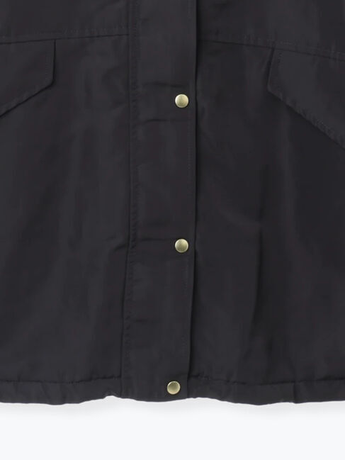 Samansa Mos2 blue「リバーシブルボアマウンテンパーカー」|ブルゾン・スタジャン|