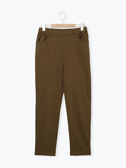 Samansa Mos2 blue「裏起毛ストレッチパンツ」|その他|