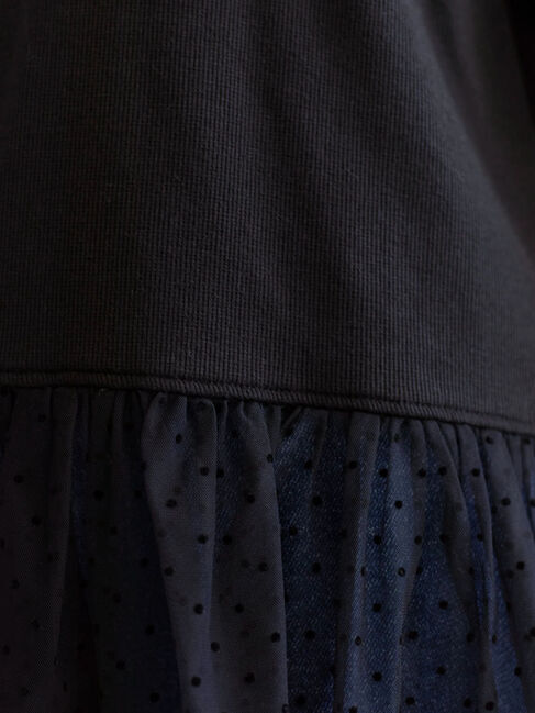 Samansa Mos2 blue「ペプラムプルオーバー」|Tシャツ・カットソー|