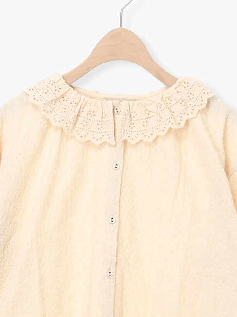 Samansa Mos2「オーバーレースブラウス」|シャツ・ブラウス|