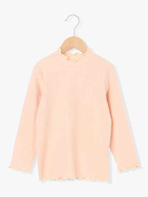 Samansa Mos2 Lagom「花柄ジャカードカットソー」|Tシャツ・カットソー|ピンク