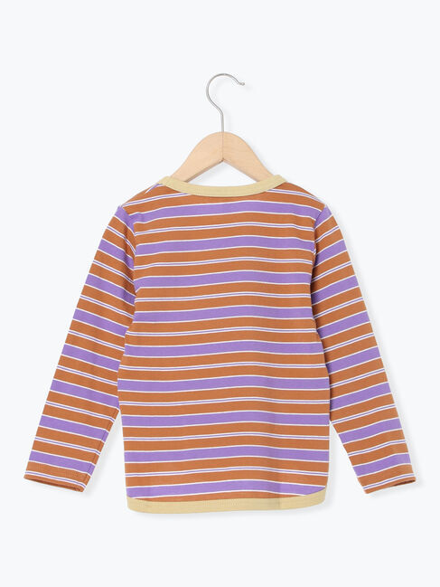 Samansa Mos2 Lagom「マルチボーダーロンT」|Tシャツ・カットソー|