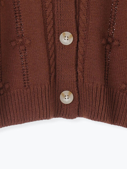 Samansa Mos2 Lagom「【マシンウォッシャブル】ニットカーディガン」|カーディガン|