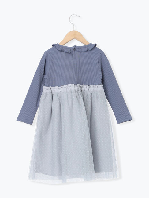 Samansa Mos2 Lagom「チュールドッキングワンピース」|ワンピース|