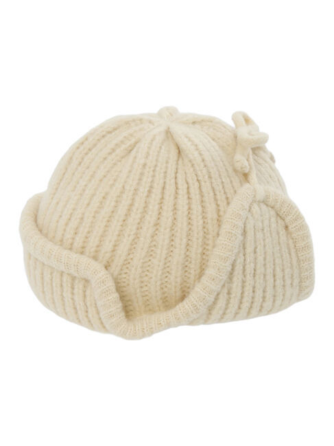 Samansa Mos2 Lagom「リブニットフライトキャップ」|その他|