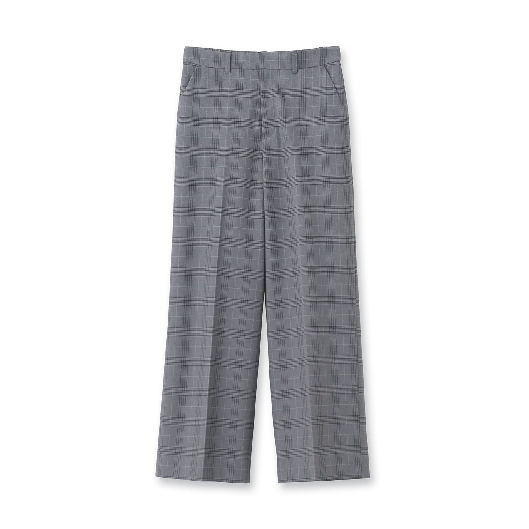 UNTITLED「【裏起毛/後ろウエストゴム/日本製】タックなしフルレングスワイドパンツ」|その他|