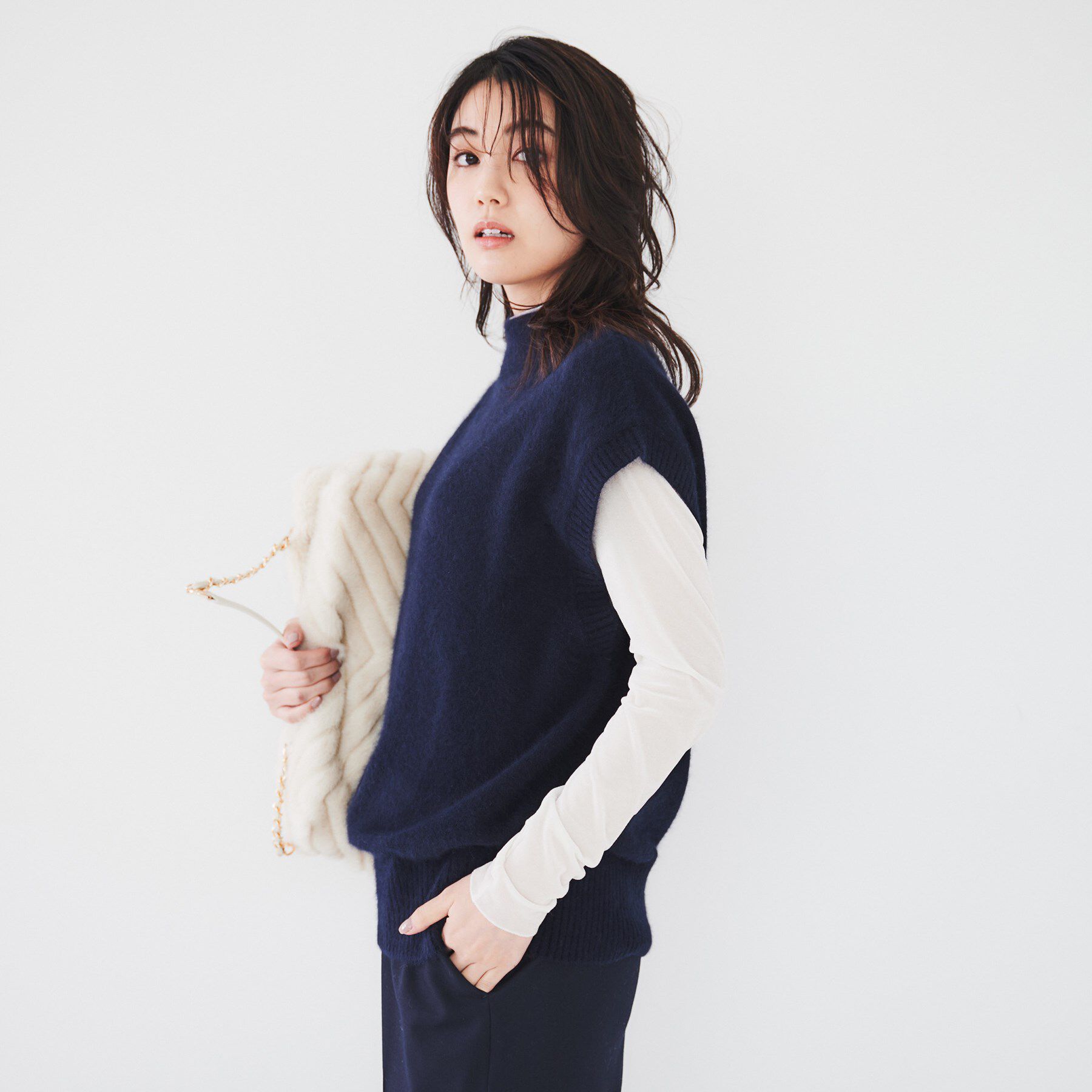 UNTITLED「ウールフォックス ベストニット」|ニット・セーター|