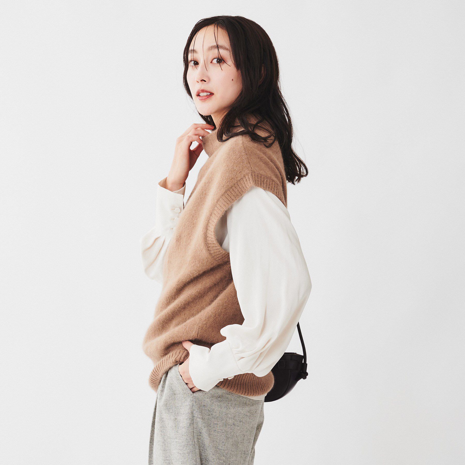 UNTITLED「ウールフォックス ベストニット」|ニット・セーター|