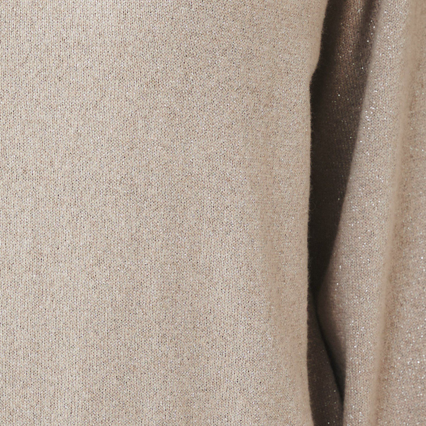 UNTITLED「【日本製/オンオフ使える】ラメ混パフスリーブプルオーバーニット」|ニット・セーター|