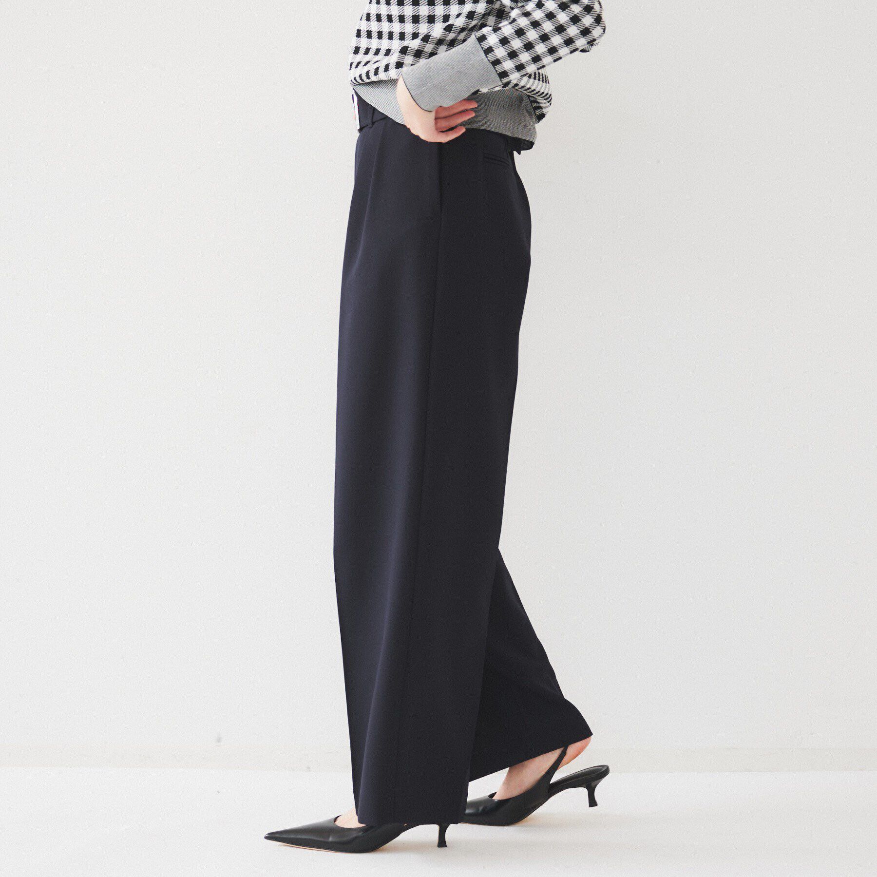 UNTITLED「ベルト付き2タックパンツ」|その他|