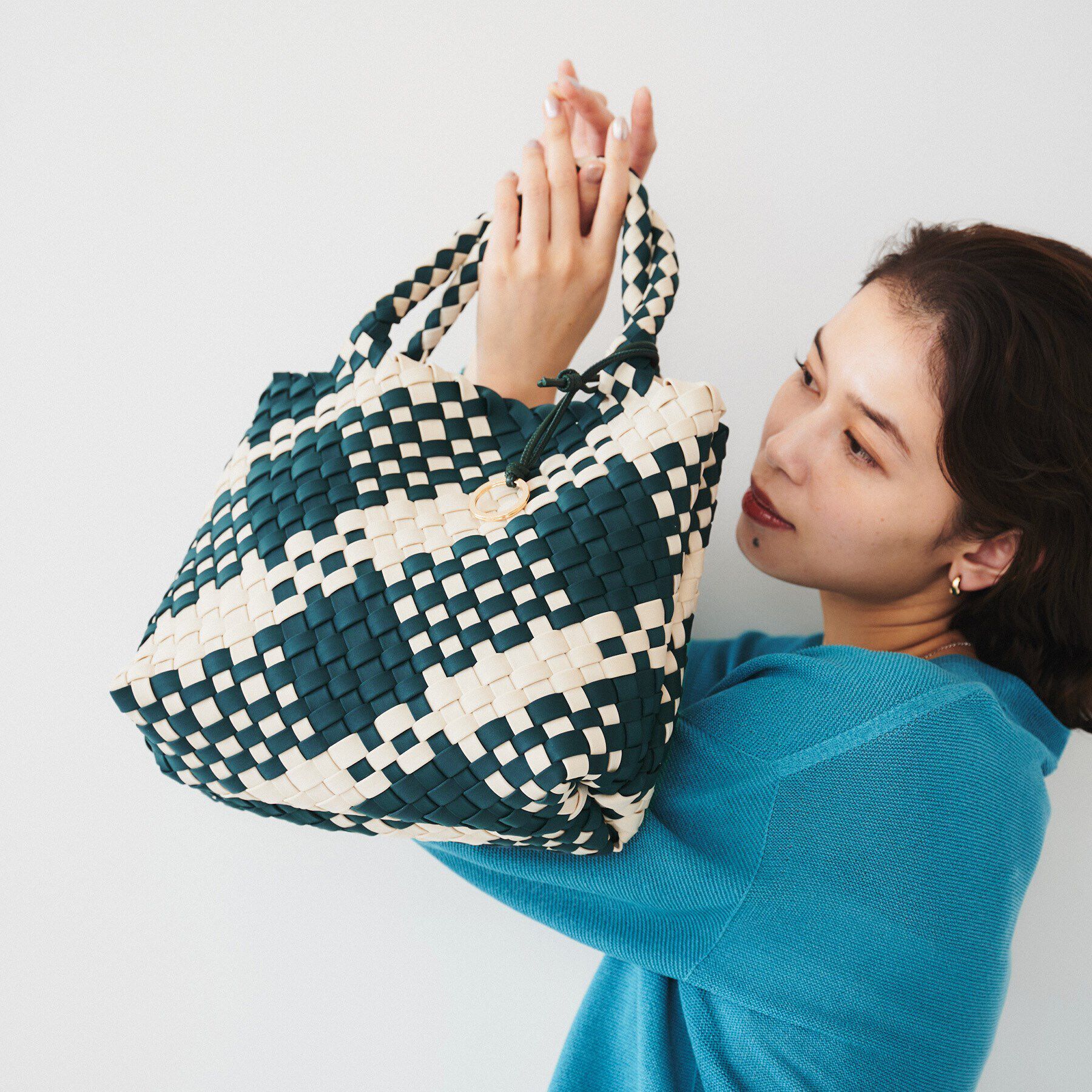 UNTITLED「カラーメッシュトート」|トートバッグ|